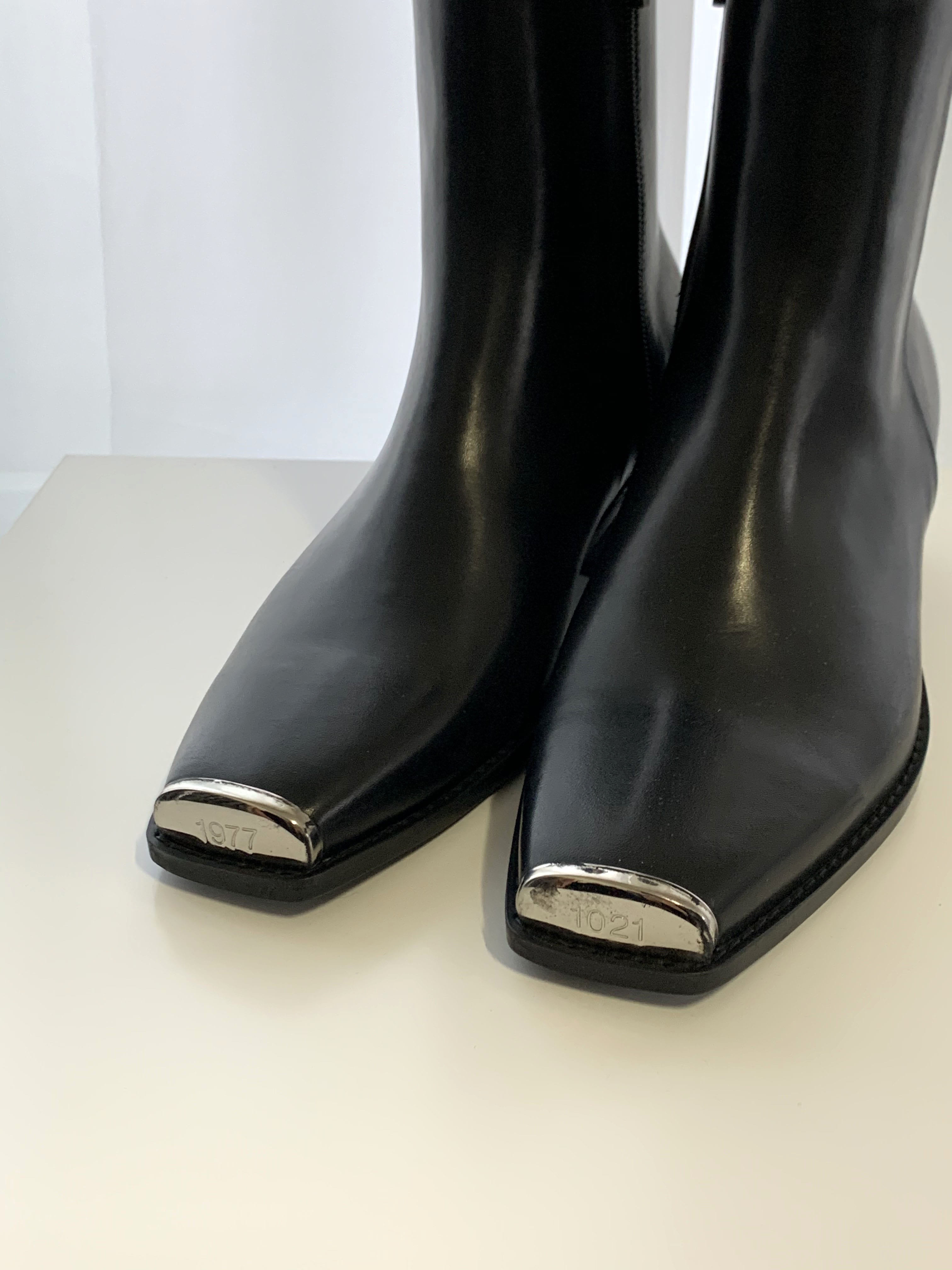 [Handmade]Dear Steel Chelsea Boots