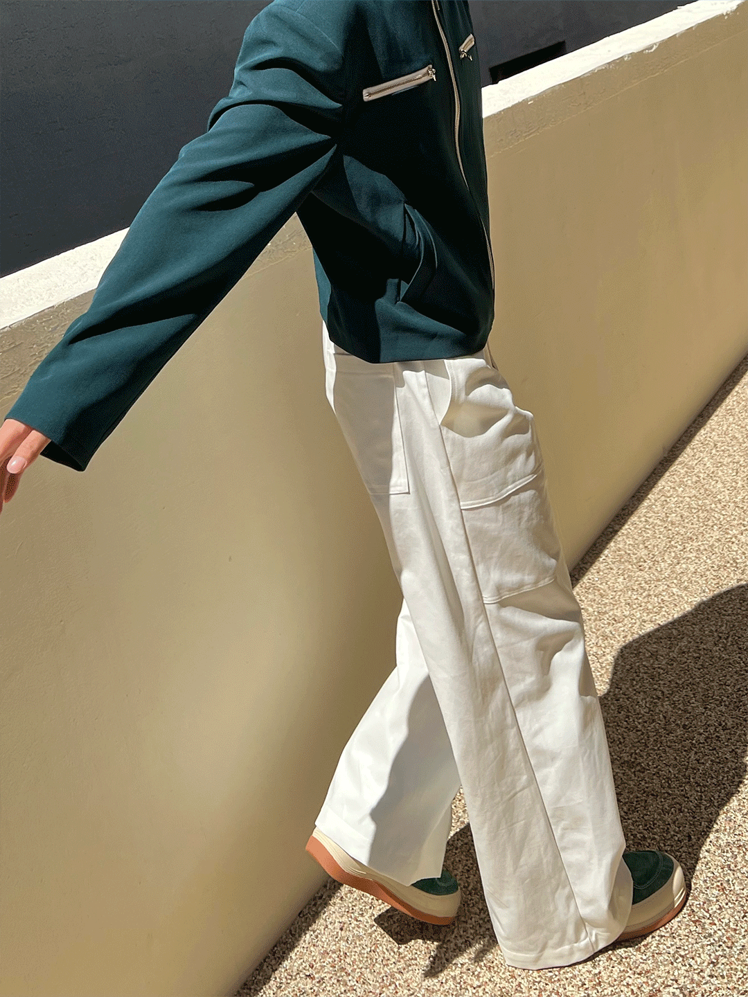 Coating Wide Pants(2color)